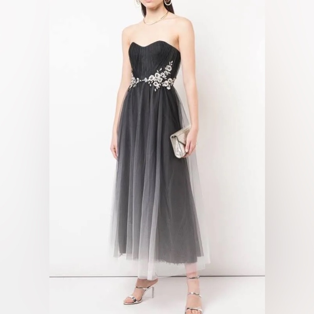 Marchesa Notte Tea Length Gown